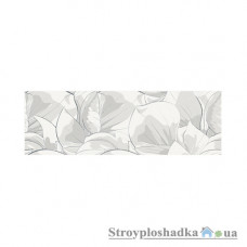 Кафель декор Opoczno Flower Cemento, 24x74, белый, шт.