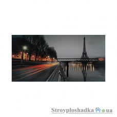 Картина на двп Artpic G-144, 100x50 см, Вид на нічний Париж