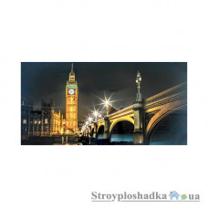 Картина на двп Artpic G-202, 100x50 см, Вид на ночной Биг Бэн
