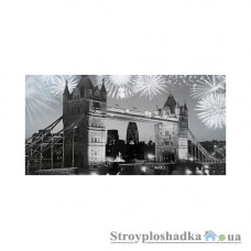 Картина на двп Artpic K-261, 33x70 см, Нічний Тауерський міст