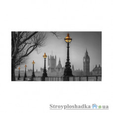 Картина на холсте Artpic G1329, 100х53 см, Лондон, Вид с набережной