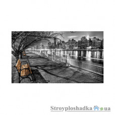 Картина на холсте Artpic К592, 100х53 см, Прогулка по набережной
