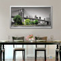 Картина в раме Artpic K-800, 100x50 см, Бруклинский мост, пейзаж