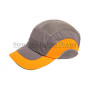 Каскетка защитная SIZAM В-CAP, серо-оранжевая