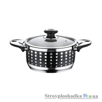 Кастрюля со стеклянной крышкой Krauff, D 22 см, 3,7 л, 26-158-037