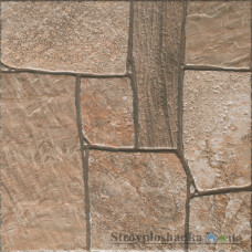 Керамогранитная плитка Cersanit Milano Brown, 32.6х32.6, коричневый, глазурованный, матовый, кв.м