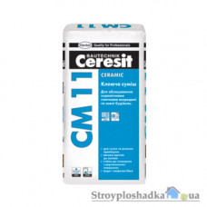 Клеющая смесь для керамической плитки Ceresit CM 11, 25 кг