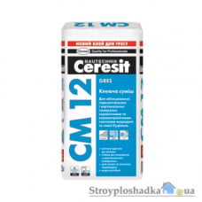 Клеющая смесь для напольных плит Ceresit CM 12, 25 кг