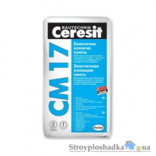 Клеющая смесь Ceresit CM 17, эластичная, 25 кг