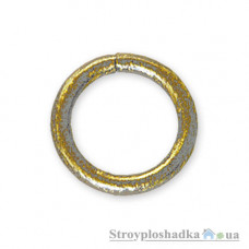 Кольцо Marcin Dekor, 16 мм, белое/золото