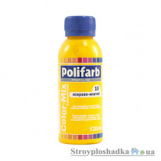 Колорант Pоlifarb Color Mix 10, ярко-желтый, 0.12 л