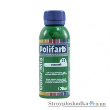 Колорант Pоlifarb Color Mix 27, зеленый, 0.12 л
