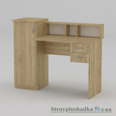 Комп′ютерний стіл Компаніт Пі-Пі-1, 117.5х55х73.6 см, ламіноване ДСП, прямокутний, дуб санома