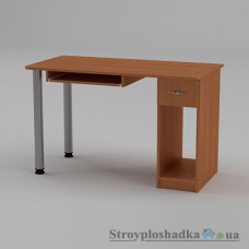 Комп′ютерний стіл Компаніт СКМ-10, 120х60х73.6 см, ламіноване ДСП, прямокутний, бук