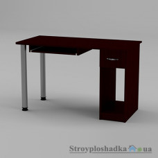Комп′ютерний стіл Компаніт СКМ-10, 120х60х73.6 см, ламіноване ДСП, прямокутний, махонь