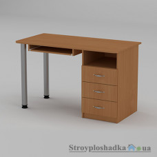 Комп′ютерний стіл Компаніт СКМ-9, 120х60х73.6 см, ламіноване ДСП, прямокутний, вільха