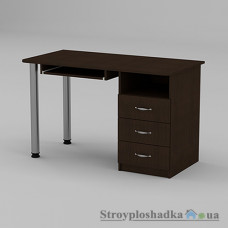 Комп′ютерний стіл Компаніт СКМ-9, 120х60х73.6 см, ламіноване ДСП, прямокутний, венге