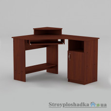 Комп′ютерний стіл Компаніт СУ-1, 120х90х74.9+11.6 см, ламіноване ДСП, прямокутний, з надбудовою, яблуня