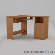 Комп′ютерний стіл Компаніт СУ-13, 120х90х73.6 см, ламіноване ДСП, угловий, бук