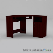 Комп′ютерний стіл Компаніт СУ-13, 120х90х73.6 см, ламіноване ДСП, угловий, махонь