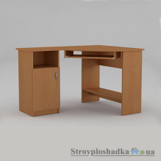 Комп′ютерний стіл Компаніт СУ-14, 120х90х73.6 см, ламіноване ДСП, угловий, бук