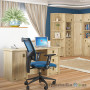 Стол письменный Мебель Сервис Валенсия, 1Д+3Ш, 140х68х76 см, ламинированное ДСП, прямоугольный, санома