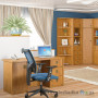 Стол письменный Мебель Сервис Валенсия, 1Д+3Ш, 140х68х76 см, ламинированное ДСП, прямоугольный, клен
