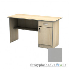 Письменный стол Тиса мебель СП-2 меламин, 1200x600x750, алюминий