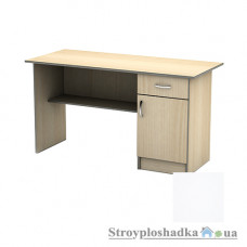 Письменный стол Тиса мебель СП-2 меламин, 1200x600x750, белый матовый