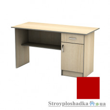Письмовий стіл Тіса меблі СП-2 ПВХ, 1200x600x750, червоний