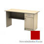 Письмовий стіл Тіса меблі СП-2 меламін, 1400x600x750, червоний