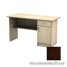 Письменный стол Тиса мебель СП-2 меламин, 1400x600x750, орех темный