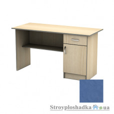 Письменный стол Тиса мебель СП-2 ПВХ, 1400x600x750, терра голубая