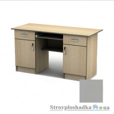 Письменный стол Тиса мебель СП-22 меламин, 1400x700x750, алюминий