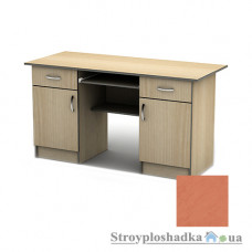 Письменный стол Тиса мебель СП-22 ПВХ, 1600x700x750, терра лосось