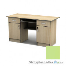 Письменный стол Тиса мебель СП-22 меламин, 1600x700x750, зеленая вода