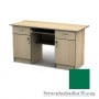 Письменный стол Тиса мебель СП-22 ПВХ, 1600x700x750, зеленый