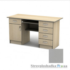 Письменный стол Тиса мебель СП-24 меламин, 1600x700x750, алюминий