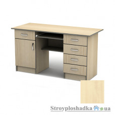 Письменный стол Тиса мебель СП-24 ПВХ, 1400x700x750, береза майнау