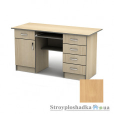 Письменный стол Тиса мебель СП-24 ПВХ, 1400x700x750, бук светлый