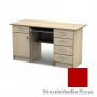Письменный стол Тиса мебель СП-24 ПВХ, 1600x700x750, красный