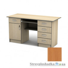 Письменный стол Тиса мебель СП-24 меламин, 1400x700x750, ольха темная