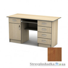 Письменный стол Тиса мебель СП-24 ПВХ, 1600x700x750, орех лесной