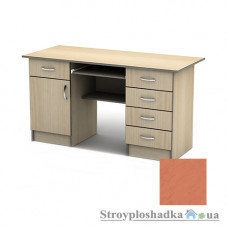 Письменный стол Тиса мебель СП-24 ПВХ, 1600x700x750, терра лосось