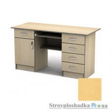 Письменный стол Тиса мебель СП-24 ПВХ, 1600x700x750, терра желтая