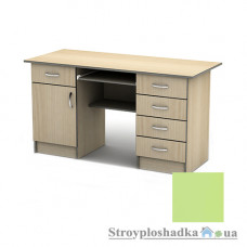Письменный стол Тиса мебель СП-24 меламин, 1400x700x750, зеленая вода