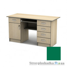 Письменный стол Тиса мебель СП-24 меламин, 1600x700x750, зеленый