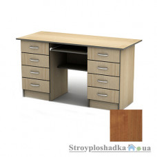 Письменный стол Тиса мебель СП-28 ПВХ, 1600x700x750, орех лесной