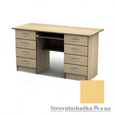 Письменный стол Тиса мебель СП-28 меламин, 1600x700x750, терра желтая