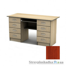 Письменный стол Тиса мебель СП-28 ПВХ, 1400x700x750, яблоня локарно